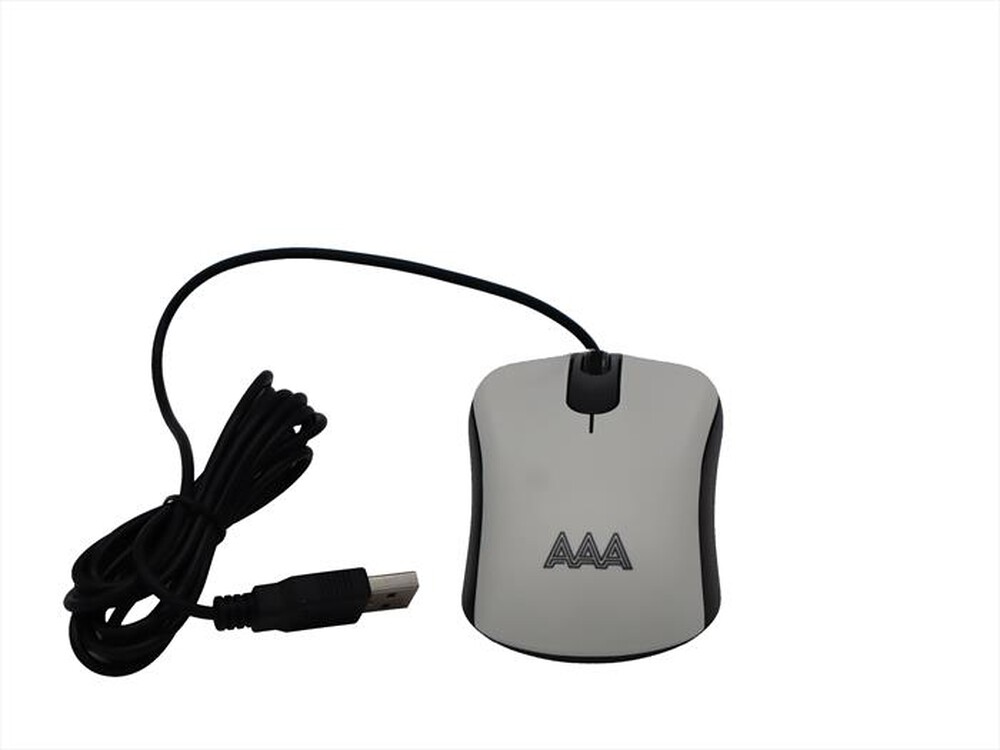 Immagine del prodotto AAAMAZE - MOUSE WIRED USB-Bianco