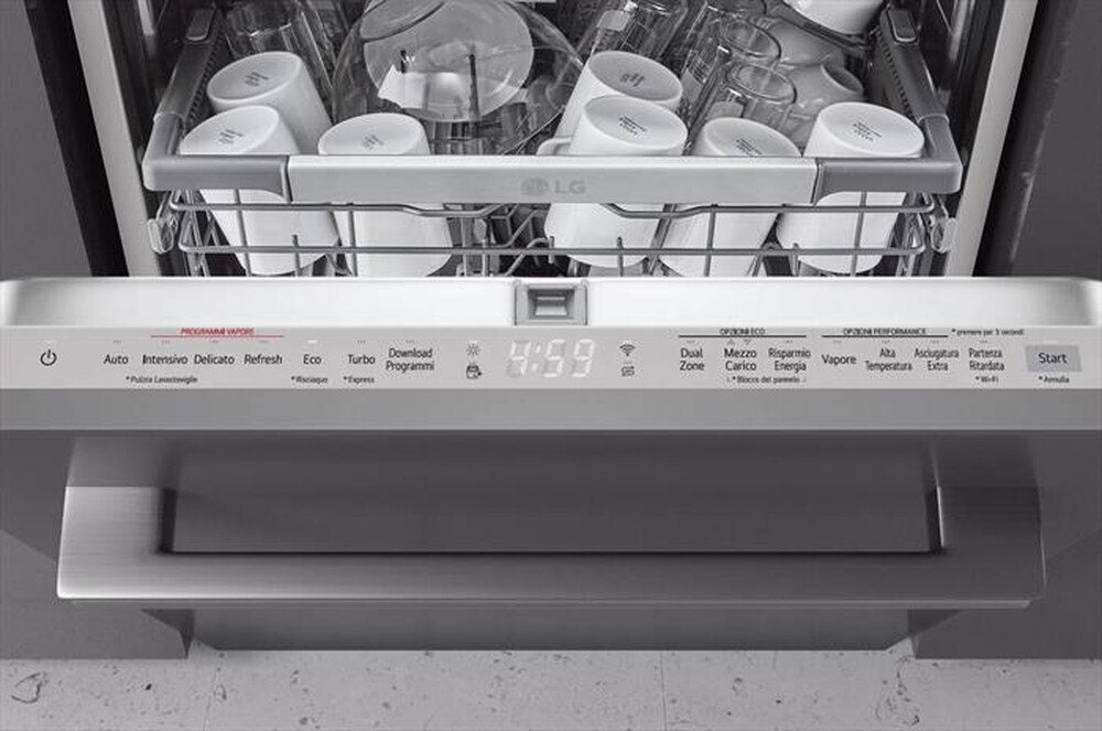 Immagine del prodotto LG - Lavastoviglie QUADWASH DB475TXS Classe A 14coperti-Acciaio