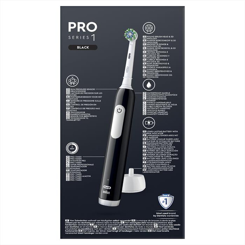 "ORAL-B - Spazzolino elettrico SERIES 1-Nero"