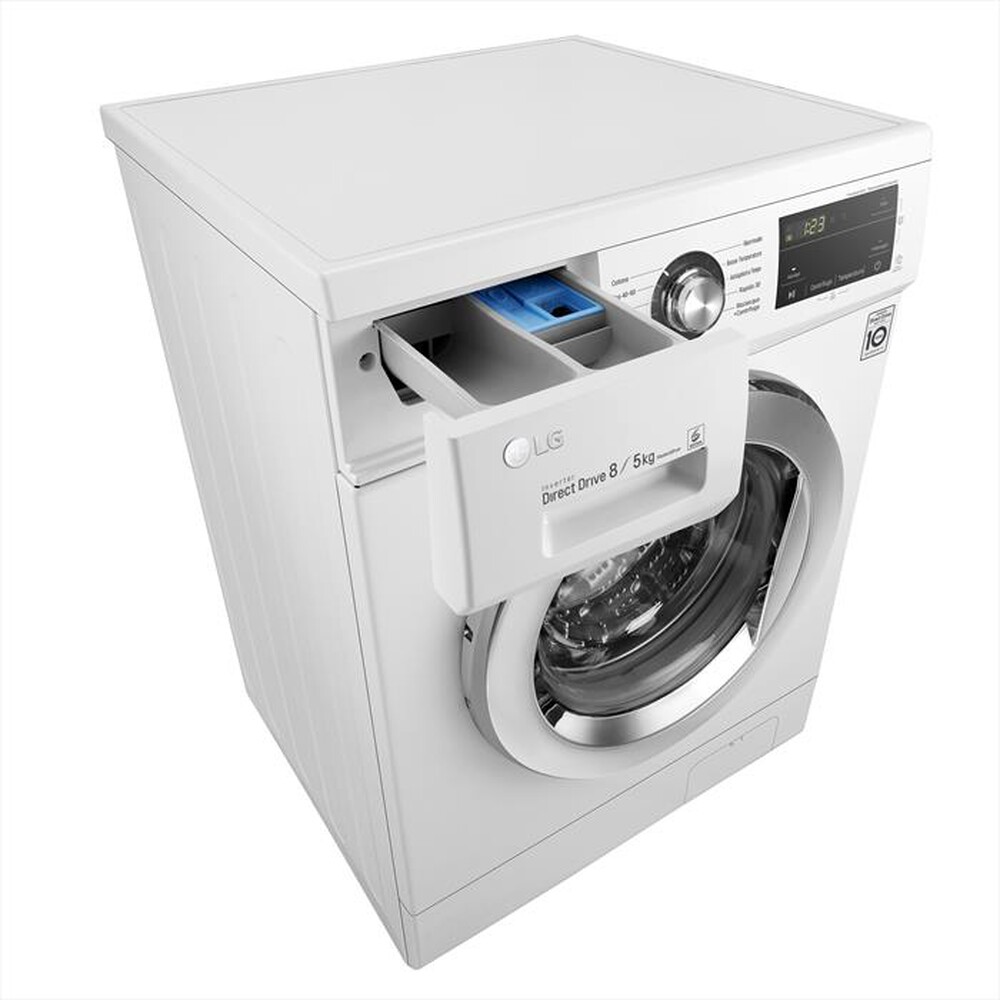 "LG - Lavasciuga F4J3TM5WE 8/5 Kg Classe D-WHITE"