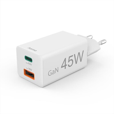 HAMA - Caricatore da rete FAST CHARGER-Bianco