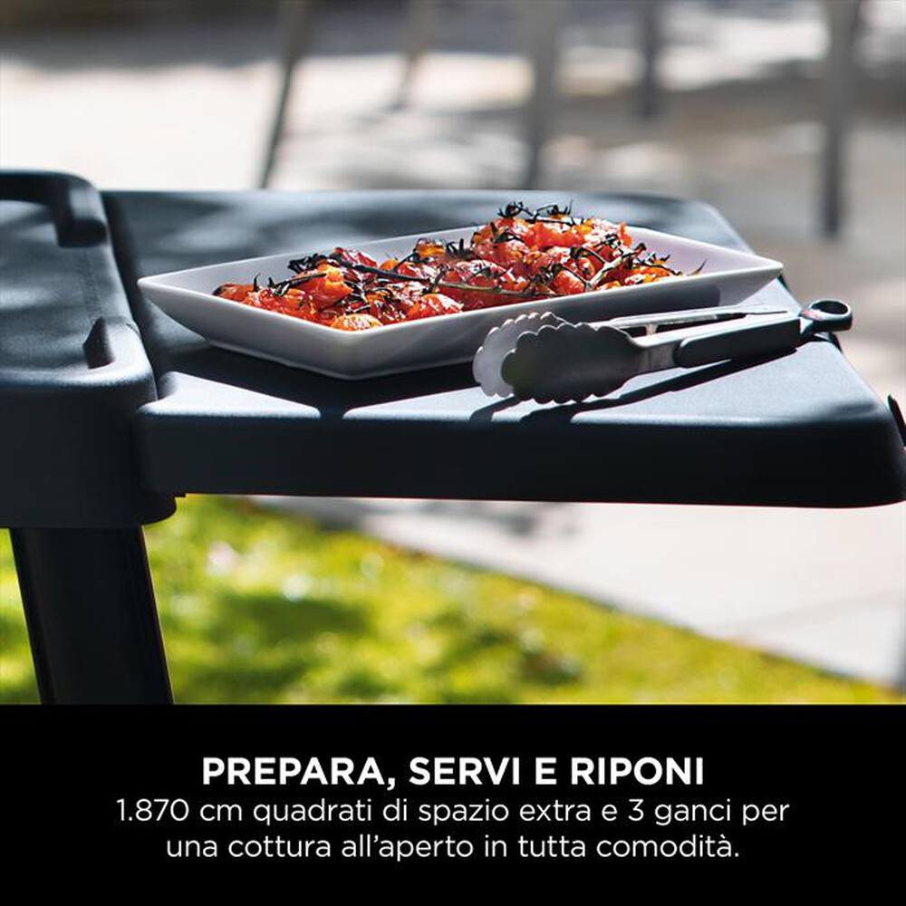 "NINJA - STAND UNIVERSALE+VASSOIO WOODFIRE-Nero"
