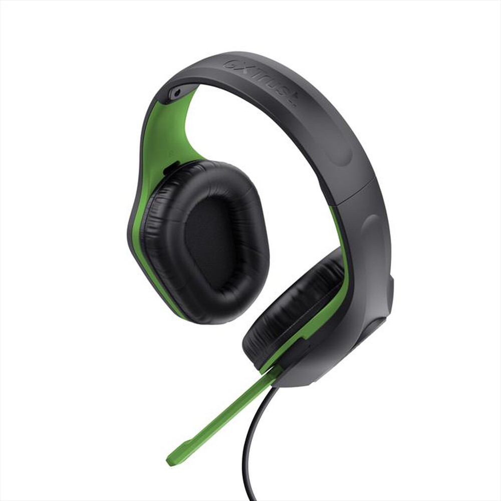 "TRUST - Cuffia gaming GXT415X ZIROX HEADSET XBOX-Black/Green"
