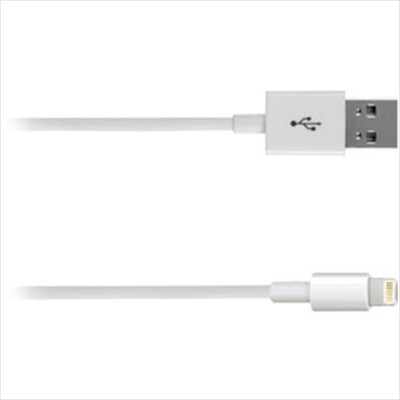 CELLULARLINE - Cavo connettore LIGHTNING-USB per iPhone 5-Bianco