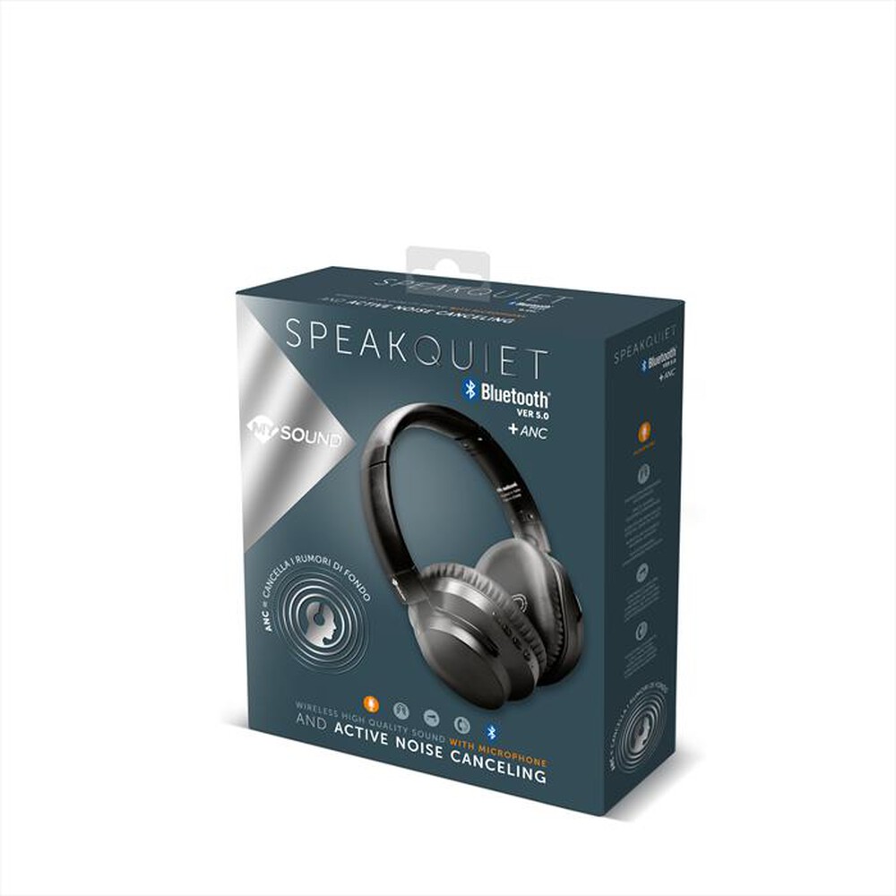 "MELICONI - SPEAK QUIET BT-Colore nero (Full Black)"