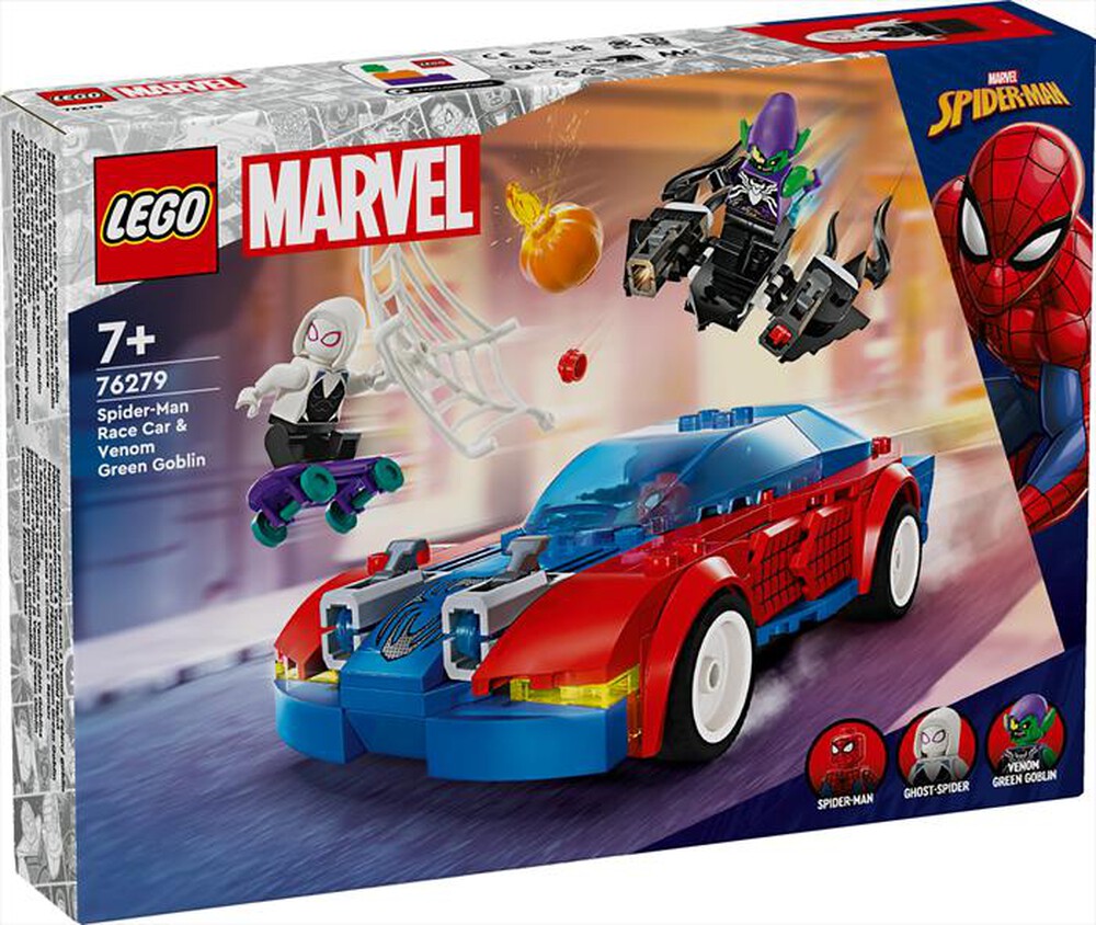 Immagine del prodotto LEGO - SUPER HEROES Auto Spider-Man e Venom Goblin 76279