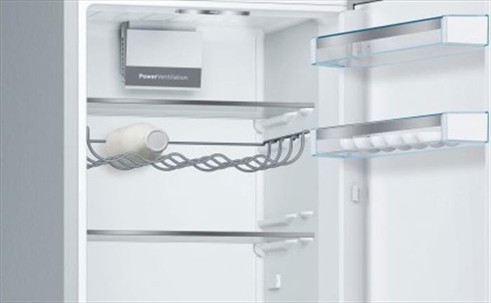 "BOSCH - Frigorifero combinato KGE36ALCA Classe C-Metal look"