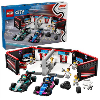 LEGO - CITY Garage con monoposto Mercedes-AMG - 60444-Multicolore