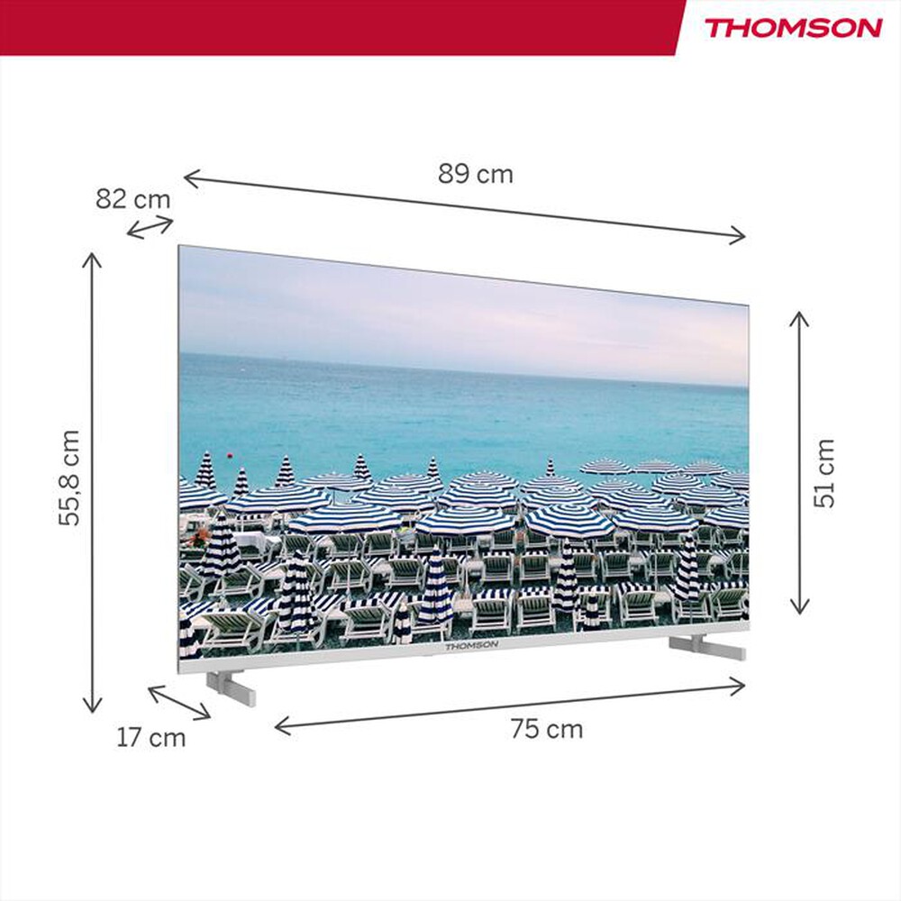 "THOMSON - TV LED FHD 40\" 40FD2S13W-Bianco"