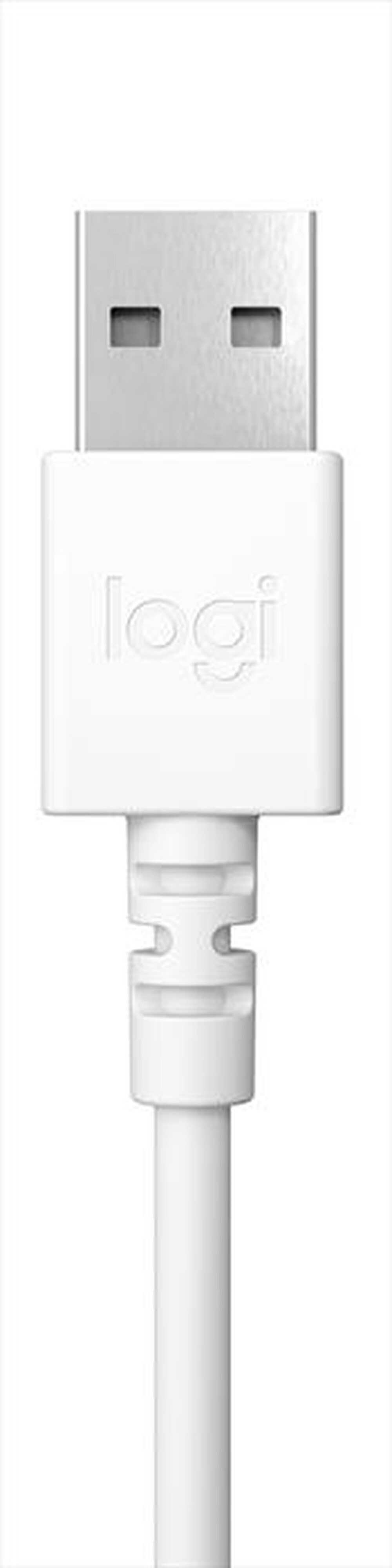 "LOGITECH - Cuffia con microfono H390-Bianco"