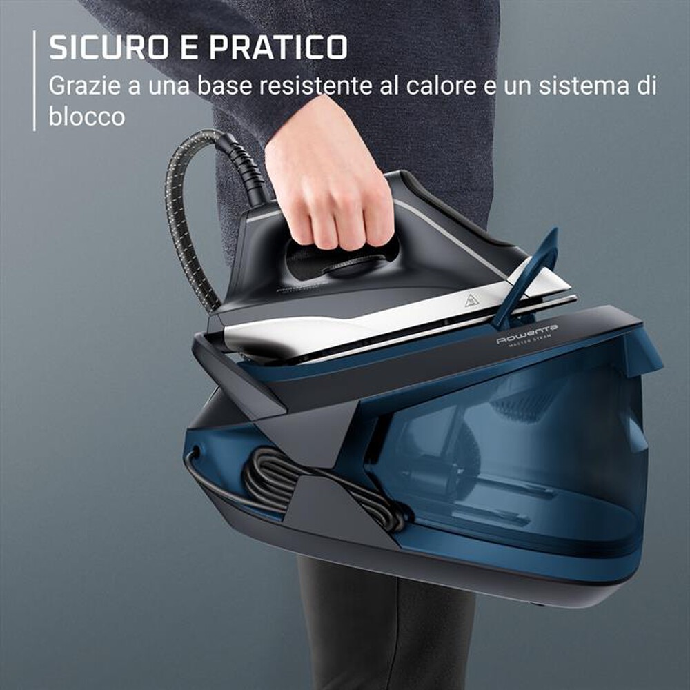 Immagine del prodotto ROWENTA - VR8322 Ferro da stiro a vapore-Nero & Blu Hip Jungle