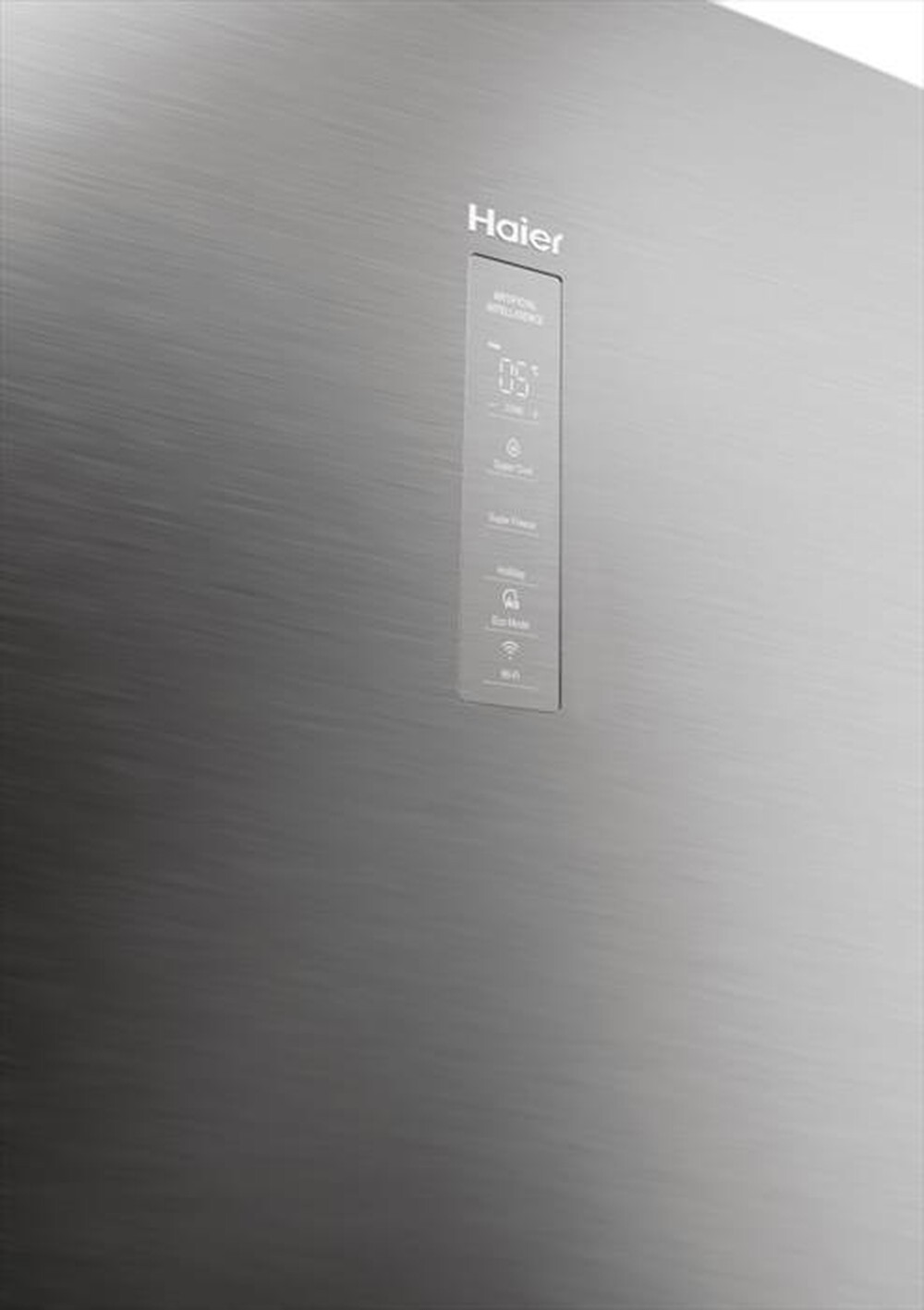 "HAIER - Frigorifero combinato HTW5620DNMG Classe D 414 lt-Argento"