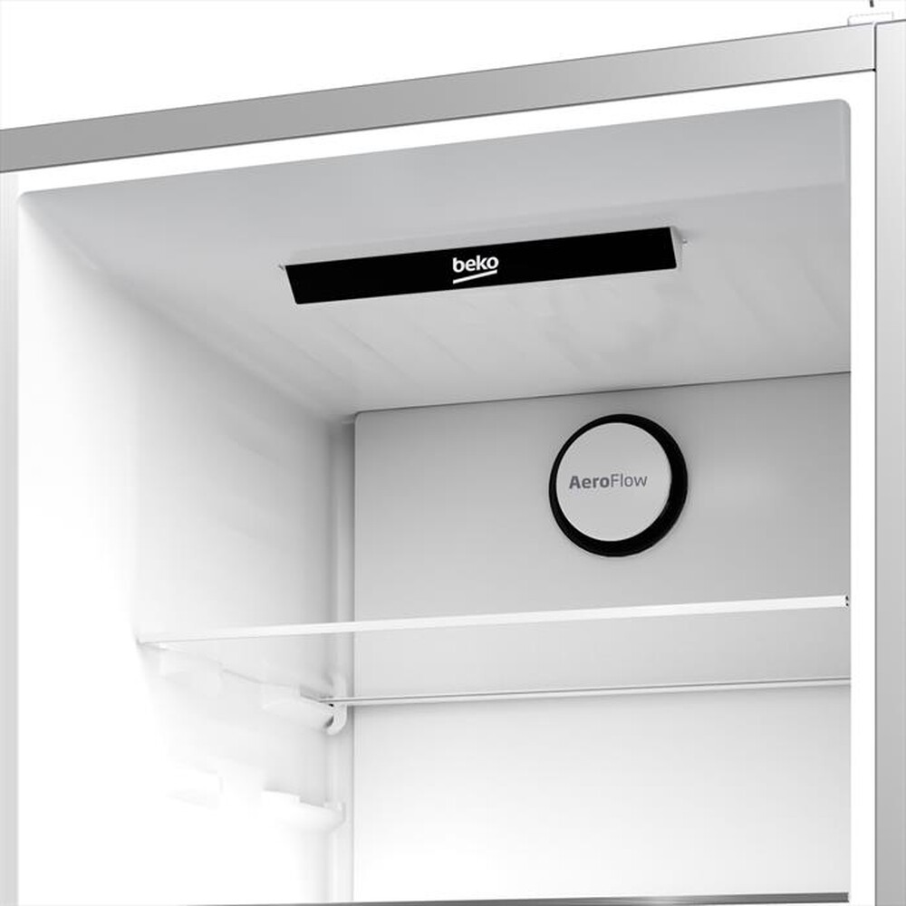 "BEKO - Frigorifero combinato B5RCNE406HXB1 Classe C 355lt-Metal Look"