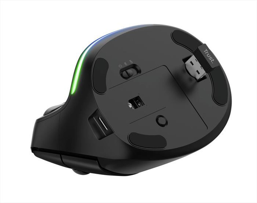 "TRUST - BAYO ERGO WIRELESS MOUSE ECO-Black"