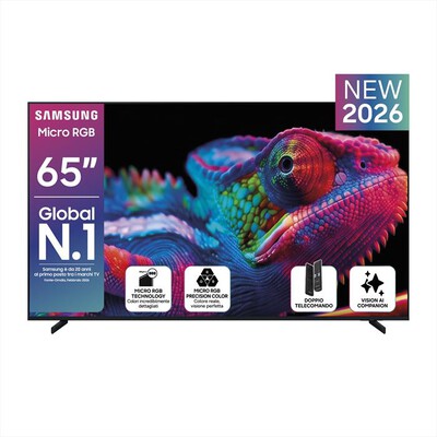 SAMSUNG - Smart TV Micro LED RGB 4K AI 65" MRE65R85HAUXZT-Titan Black