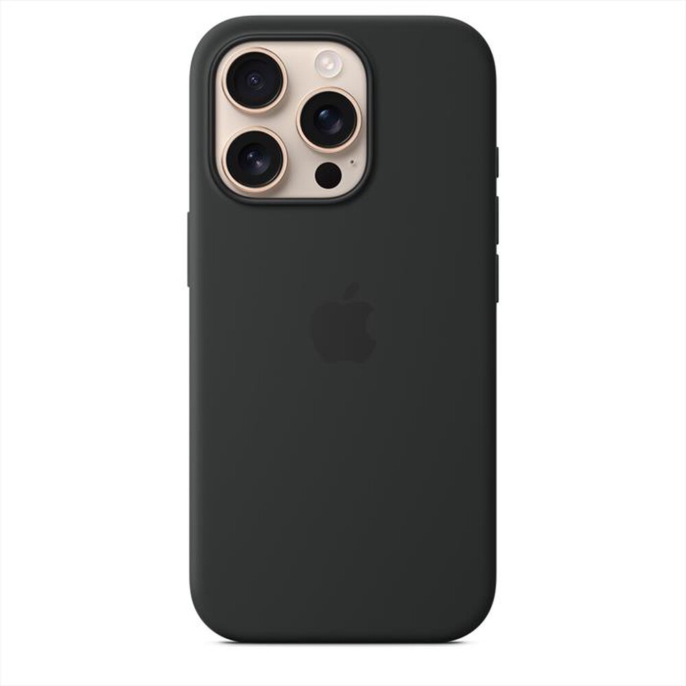 "APPLE - Custodia MagSafe in silicone per iPhone 16 Pro-Nero"