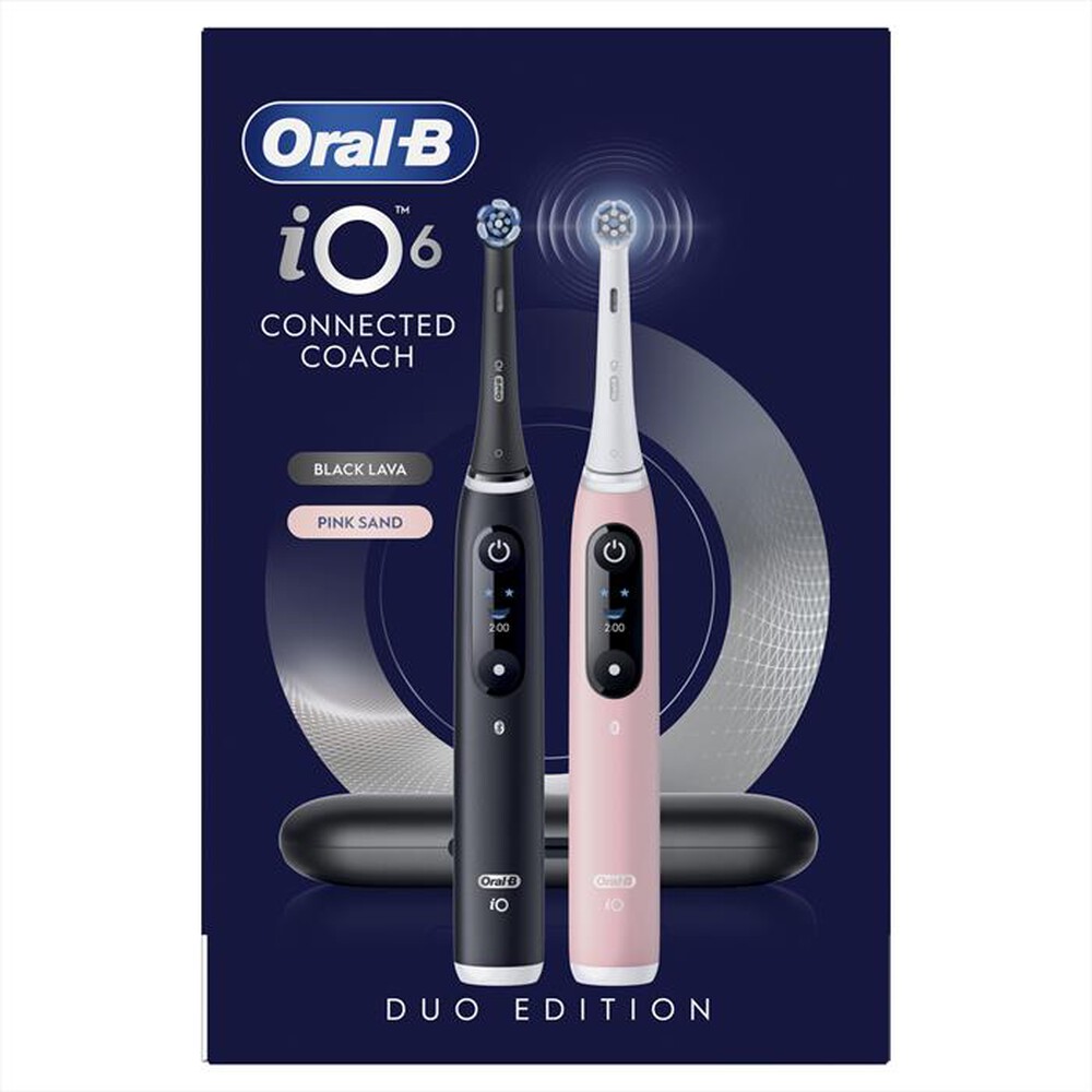 Immagine del prodotto ORAL-B - Spazzolino elettrico IO6 DUO BOX-NERO/ROSA