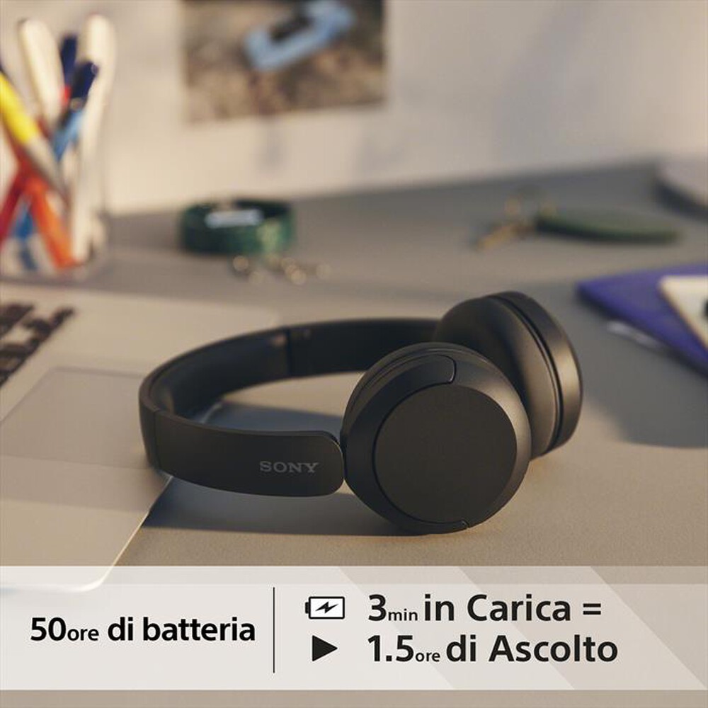 "SONY - Cuffie Bluetooth on ear WHCH520B.CE7-Nero"