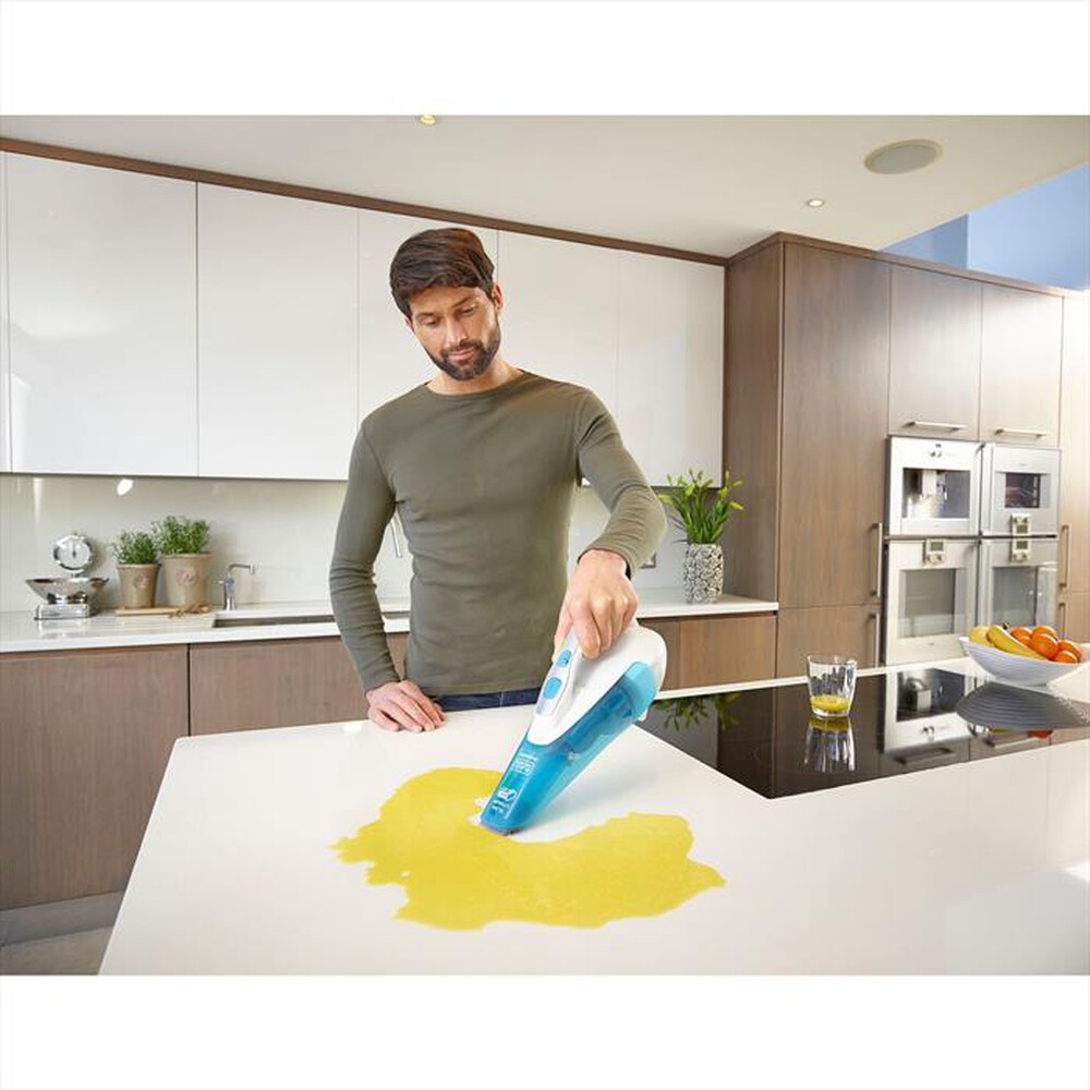 "BLACK & DECKER - Aspirapolvere ricaricabile WDA315J-azzurro"