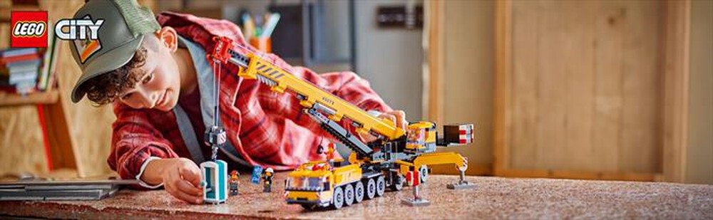 Immagine del prodotto LEGO - CITY BIG VEHICLES Gru da cantiere gialla 60409