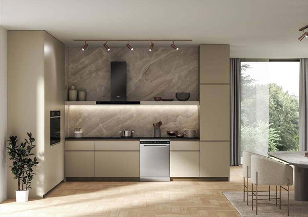 "WHIRLPOOL - Lavastoviglie MAXISPACE W7F HS51 X Classe B 15 cop-Stainless steel"