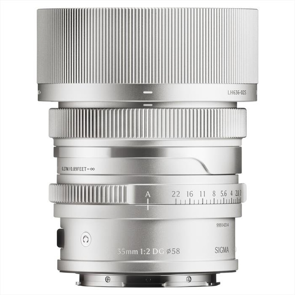 Immagine del prodotto SIGMA - Obiettivo 35mm - F2 DG Contemporary L-Mount-Silver