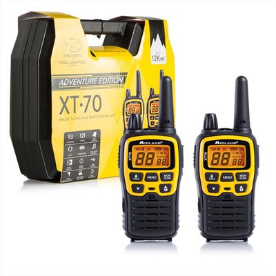 MIDLAND - XT-70 ADVENTURE-Nero/Giallo