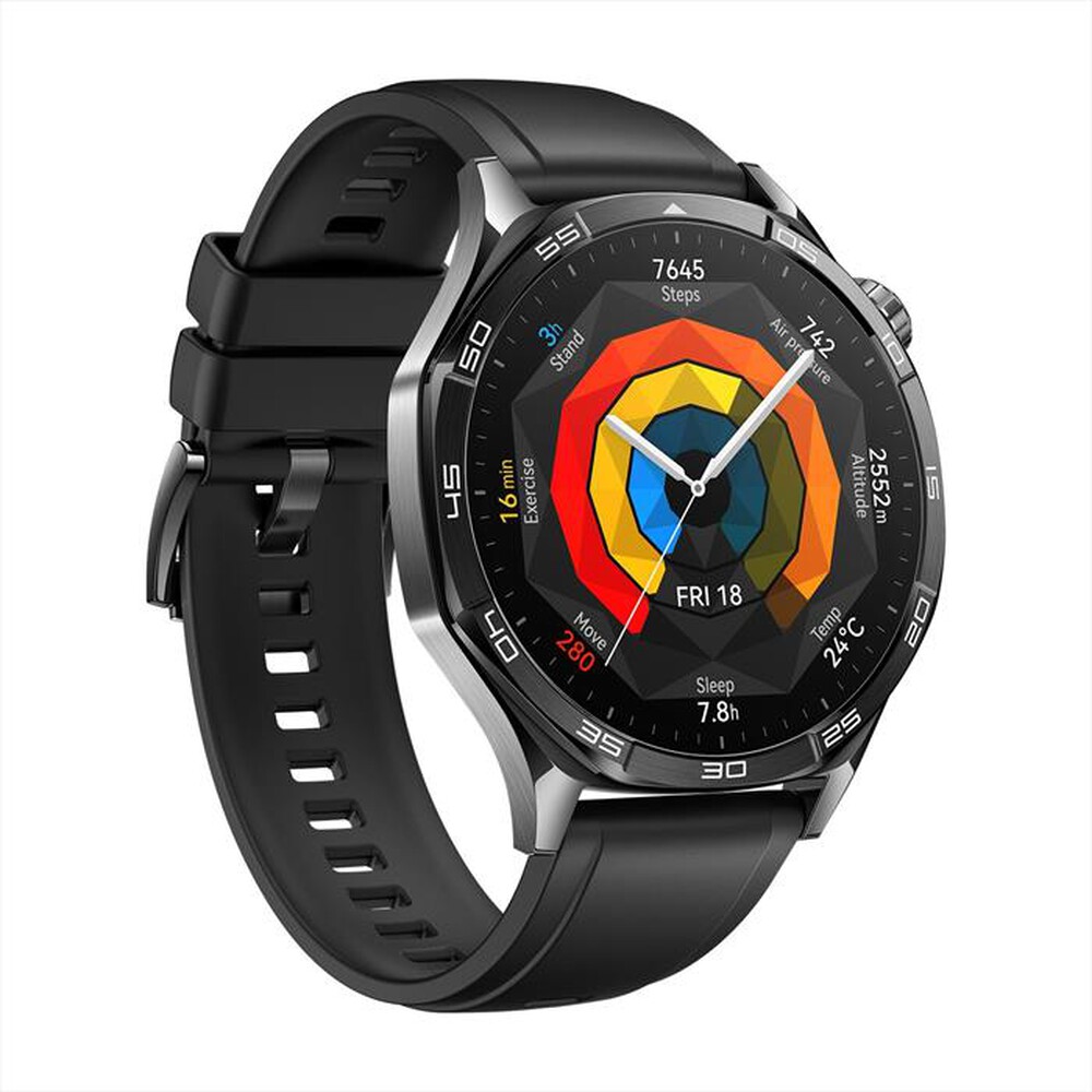 "HUAWEI - Smart WATCH GT5 (46MM)-Nero Fluoroelastomero"
