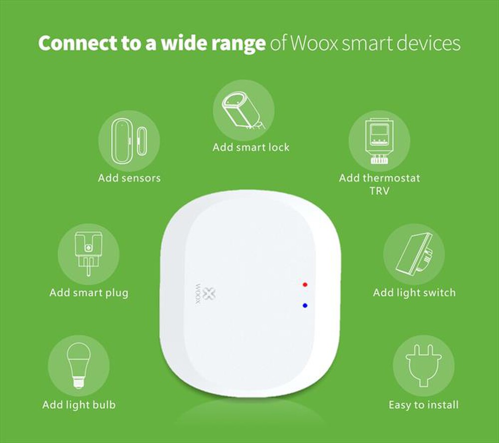 "WOOX - SMART WIRELESS GATEWAY-BIANCO"