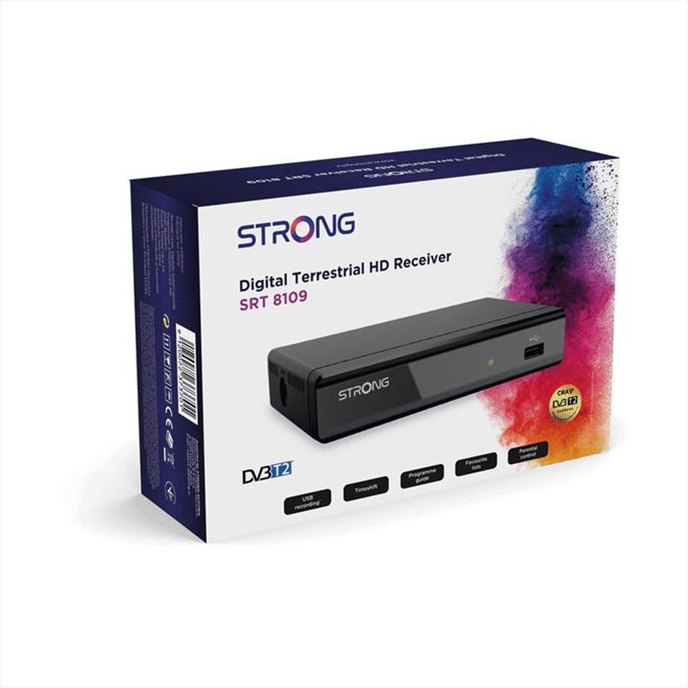 "STRONG - Decoder digitale terrestre T2 SRT8109"