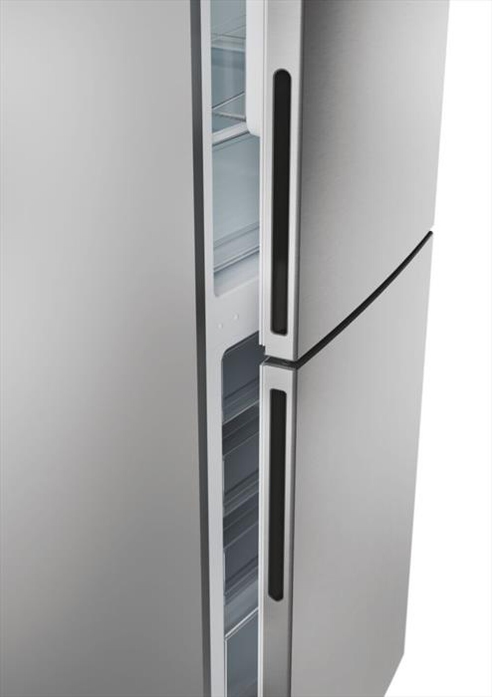"CANDY - Frigorifero combinato CCT3L517ES Classe E 260 lt-Argento"
