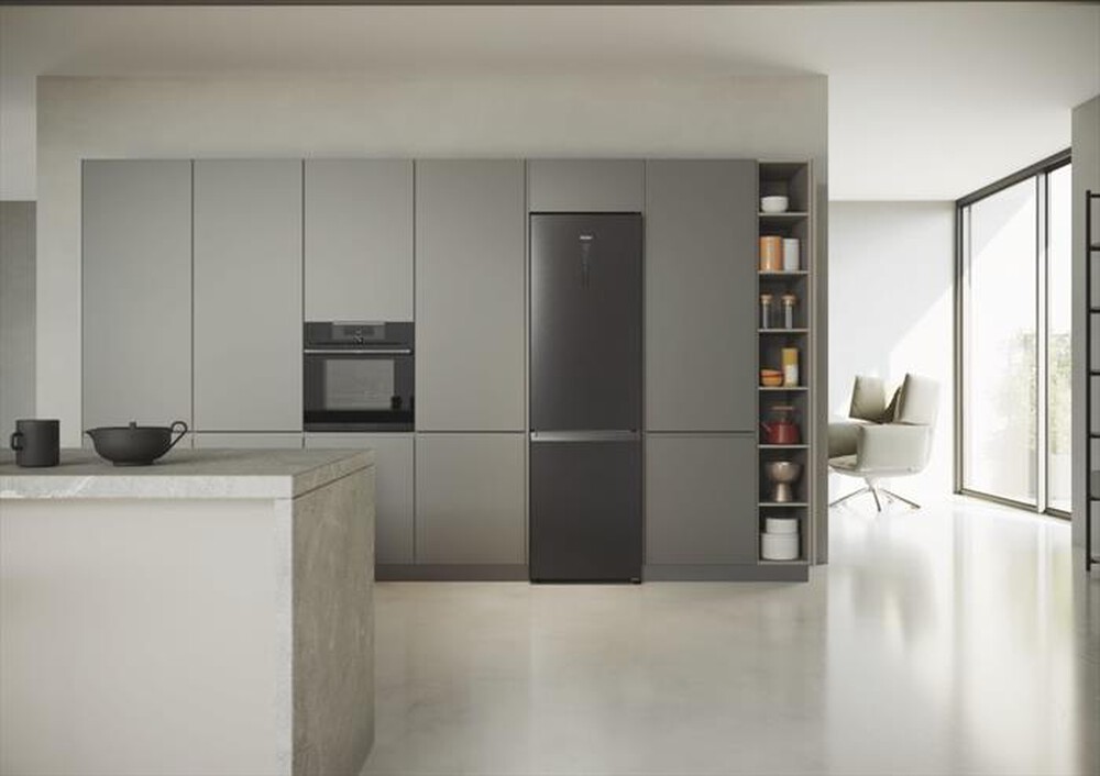 "HAIER - Frigorifero combinato HDW5620CNPD Classe C 377 lt-Argento"