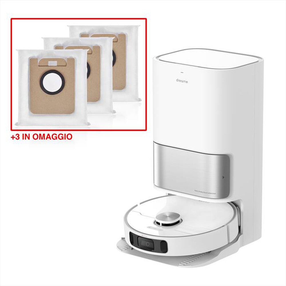 "DREAME - Aspirapolvere robot L10s Ultra Combo +3 Dust Bag-Bianco"
