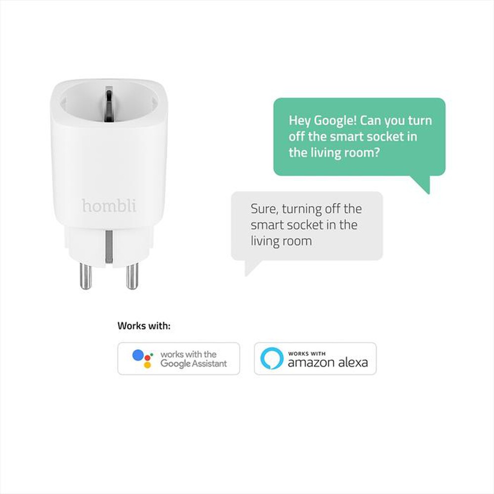 "HOMBLI - Smart Socket EU-Bianco"