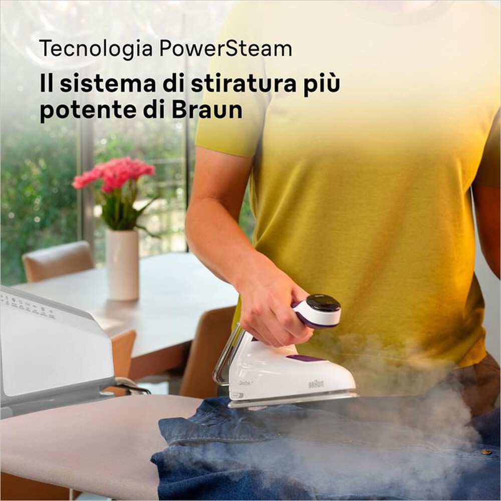 Immagine del prodotto BRAUN - Ferro da stiro con caldaia CareStyle 7 IS7266VI-Bianco viola