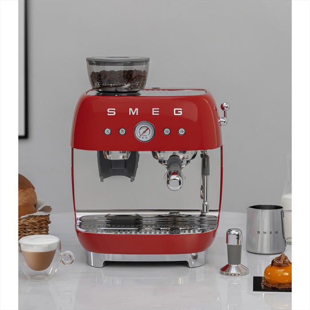 Immagine del prodotto SMEG - Macchina Caff&egrave; Espresso e macinacaff&egrave; EGF03RDEU-Rosso