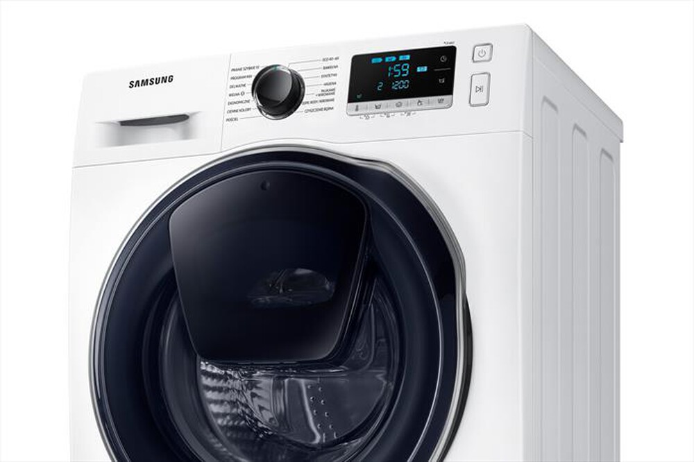 "SAMSUNG - Lavatrice slim WW8NK62E0RW/ET 8 Kg Classe C-Bianco oblò Crystal Gloss Blue"
