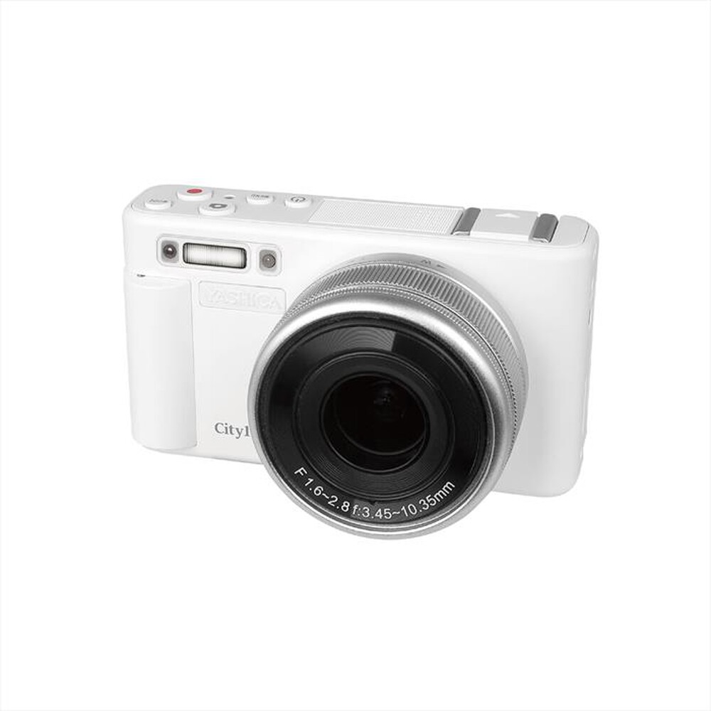"YASHICA - Fotocamera digitale compatta CITY 100-Bianco"