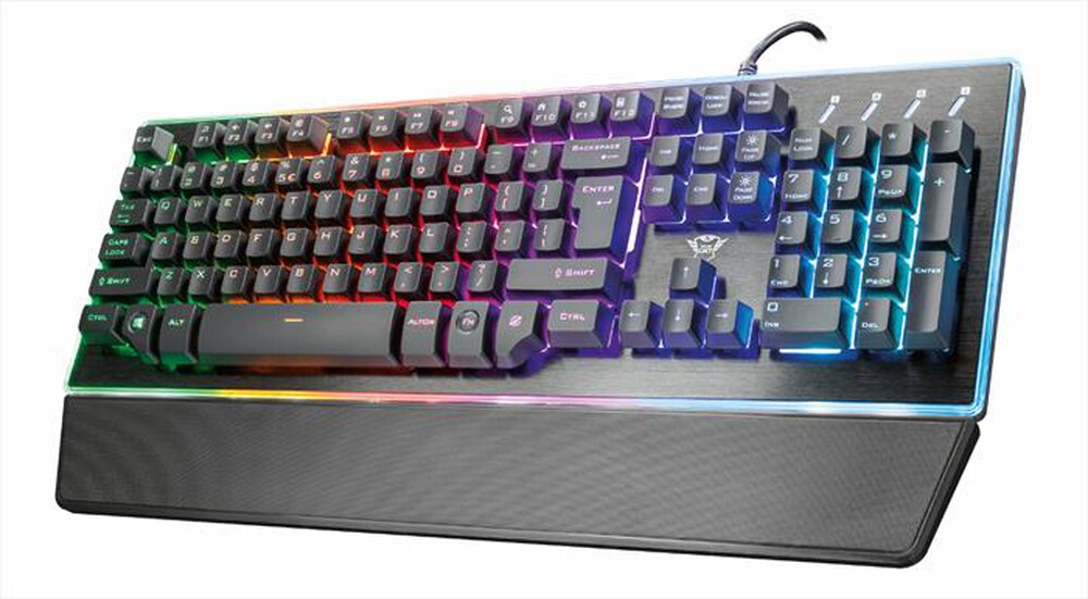 "TRUST - TASTIERA GAMING THURA SEMI-MECH KB CONNESSIONE USB-Black"