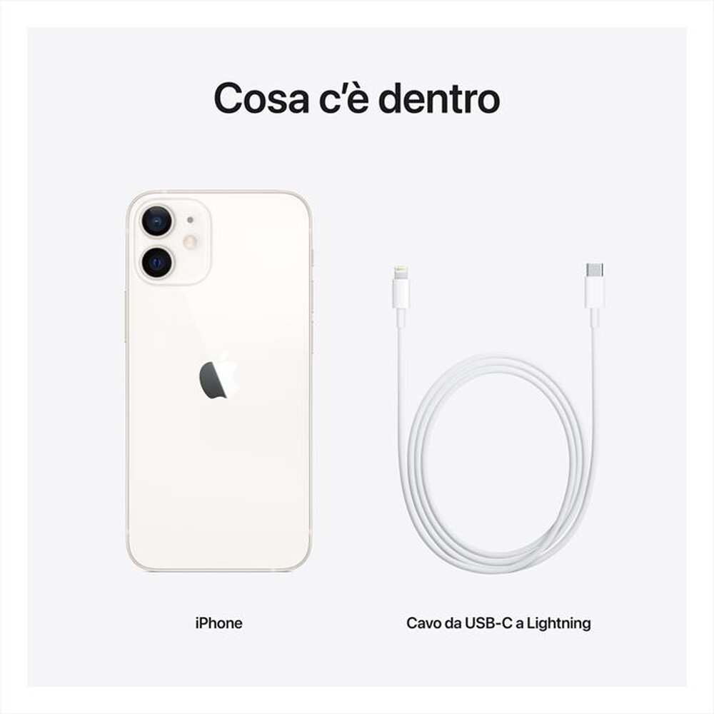 "APPLE - iPhone 12 mini 64GB-Bianco"