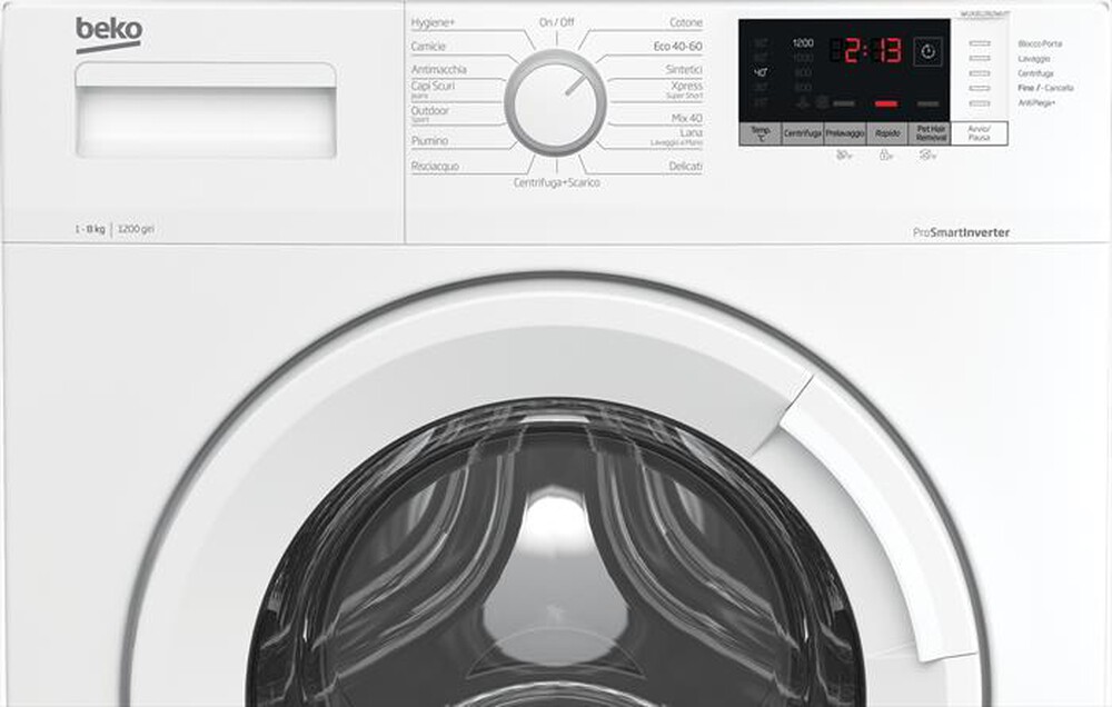 Beko B300 Mwux81282bi/it Machine À Laver Charge Avant 8 Kg 1200 Tr/min