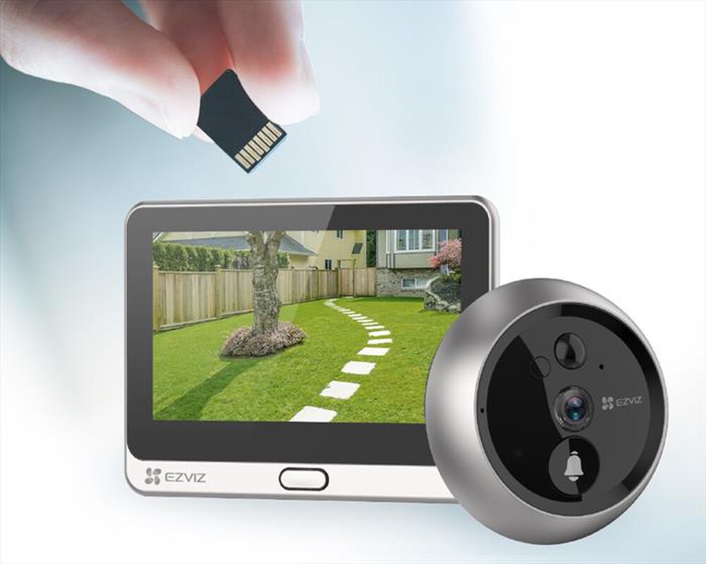 "EZVIZ - Campanello con spioncino senza fili DP2C-Silver"