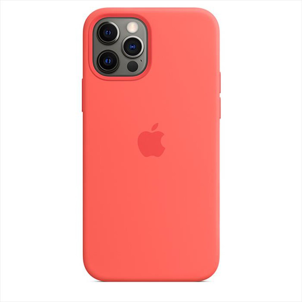 "APPLE - Custodia MagSafe in silicone iPhone 12/12 Pro - Rosarancio"