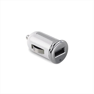 CELLY - TURBO CAR CH. 1USB 2.4A W-Bianco/Plastica