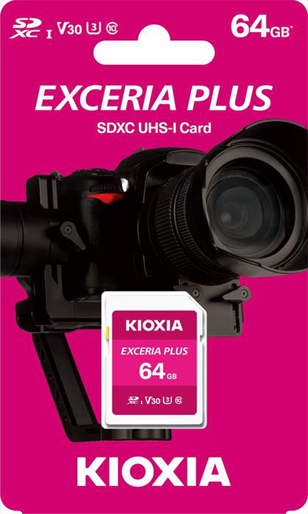 "KIOXIA - SD EXCERIA PLUS NPL1 UHS-1 64GB-Rosa"