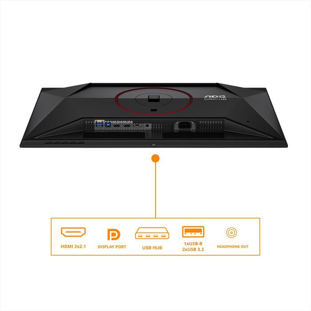 Immagine del prodotto AOC - Monitor OLED 26,5" Q27G4SDR-nero/rosso