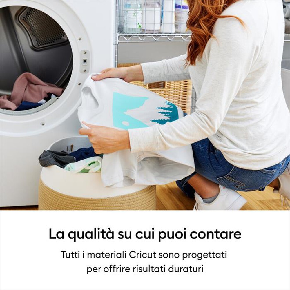 Immagine del prodotto CRICUT - Vinile termoadesivo Smart per Joy Xtra 24,1x61 cm-Bianco