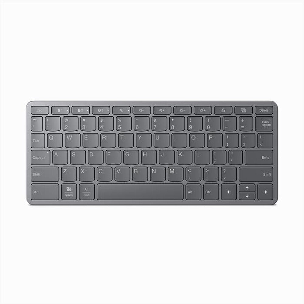 "LENOVO - Tastiera MULTI-DEVICE WIRELESS KB(UK-IT)-Grigio"