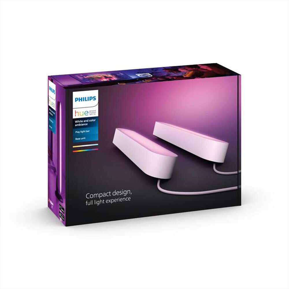 "PHILIPS - HUE PLAY UNIT BASE CON ALIMENTATORE 2 PZ-Multicolore"
