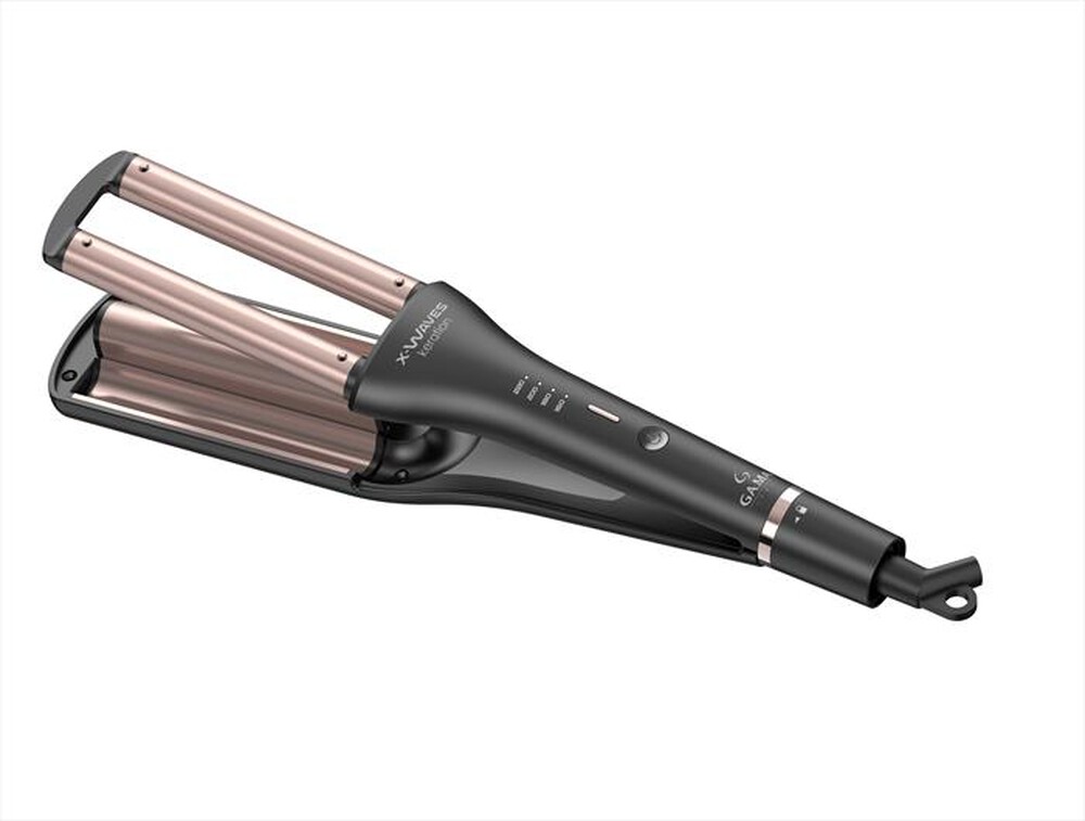 "GAMA - Ferro per capelli X-WAVES KERATION-Black"